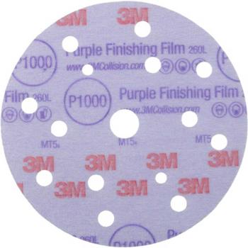 3M Hookit 260L+ Abrasive Disc, Ø150mm, 15-hole, P 600-1500