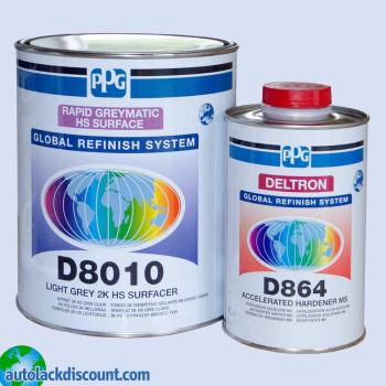 PPG Set Füller hellgrau 8010 + Härter 864 4 Liter