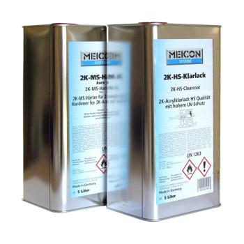 Meicon Set Clearcoat 2K HS + Hardener 2K MS fast 10 liter