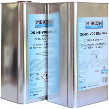 Meicon Set Clearcoat VOC HS + Hardener VOC HS normal 10 liter
