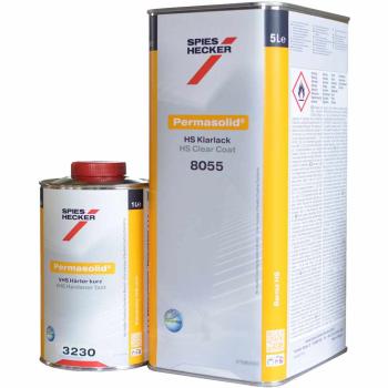 Spies Hecker clearcoat set 8055 HS clearcoat + VHS hardener 3230 slow 7 liter