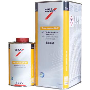 Spies Hecker clearcoat set 8650 HS Optimum Plus clearcoat + VHS hardener 3220 fast 7 liter
