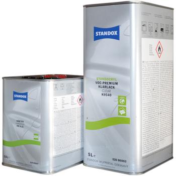 Standox 2K VOC Premium Clearcoat SET with hardener 5-15 fast 7,5 liter