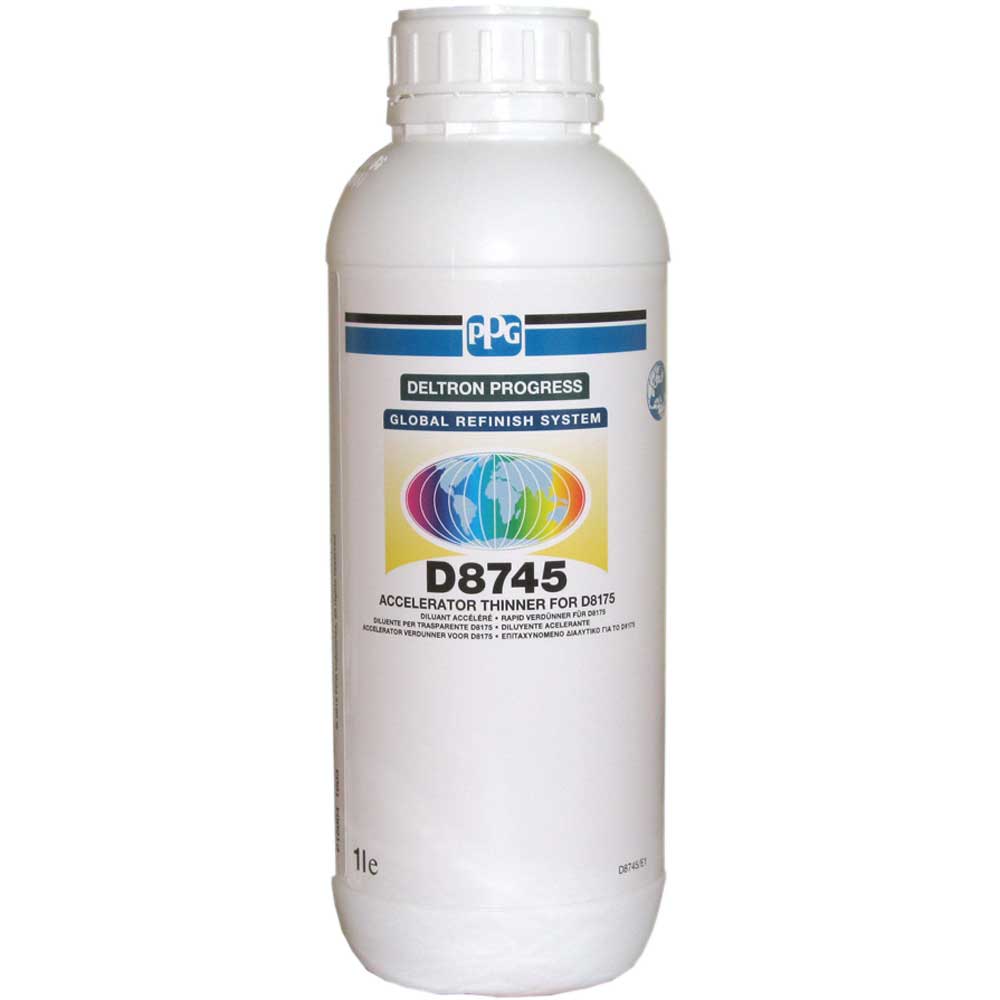 stewardess Outlaw Individuality PPG D8745 Accelerator Thinner 1 liter - Wholesaler for paints and nonpaints stewardess Outlaw Individuality PPG D8745 Accelerator Thinner 1 liter - Wholesaler for paints and nonpaints