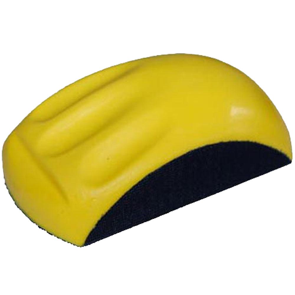 Velcro sanding block for eccentric discs