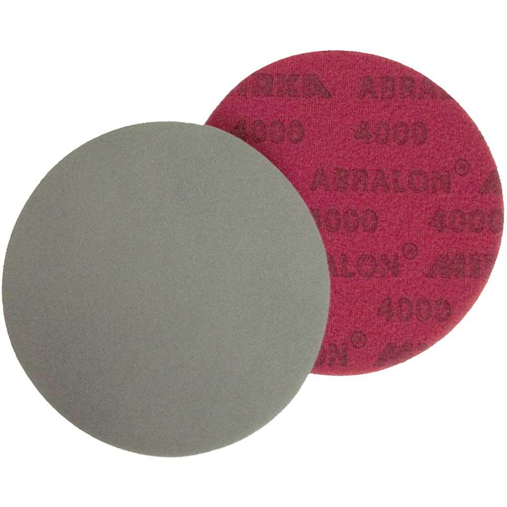 5 Stück Mirka Abralon Exzenterscheiben Ø150 mm, P1000/2000/3000/4000