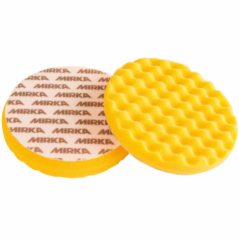 Mirka Polishing Foam Pad 77mm Yellow Waffle
