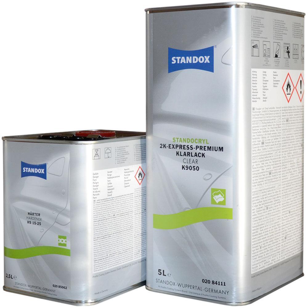 Standox Express Premium clear coat set with hardener 15-25 7,5 liter