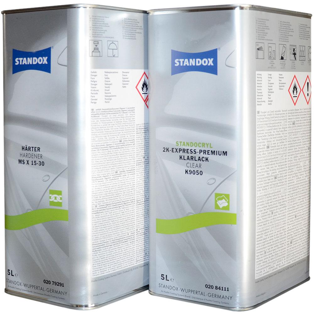 Standox Express Premium clear coat set with hardener 15-30 10 liter