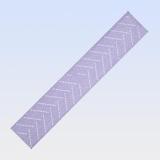3M Hookit Purple Premium Stripes 70x396 mm P 40-400